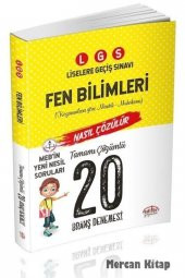 Editör Yayınları 8. Sınıf LGS Fen Bilimleri Tamamı Çözümlü 20 Deneme Sınavı - 1