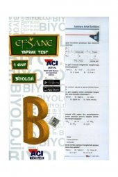 Açı Yayınları 9 Biyoloji Yaprak Test - 1