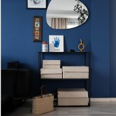 CUTY HOME EV TEKSTİL BEJ ÇOK AMAÇLI KUTU HURÇ-4LÜ SET - 2