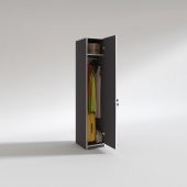 Kenzlife kilitli gardırop öğrenci dolabı tek kapılı kasımpatı byz 180*35*42 gri gardolap dolap ofis thumbnail 2