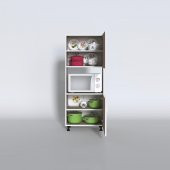 Kenzlife mini fırın dolabı gökhun crd 148*60*30 ayaklı mikroalga midi fırın mutfak - 2
