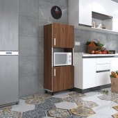 Kenzlife mini fırın dolabı gökhun cvz 148*60*30 ayaklı mikroalga midi fırın mutfak - 1