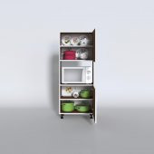 Kenzlife mini fırın dolabı gökhun cvz 148*60*30 ayaklı mikroalga midi fırın mutfak - 2