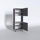 Kenzlife mini fırın dolabı gökhun gri 148*60*30 ayaklı mikroalga midi fırın mutfak - 3