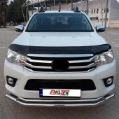 Toyota Hilux (2015-2020) - Ön Kaput Rüzgarlığı - (1 Parça ABS Plastik) - (Pickup-4 mm) - 5