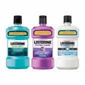 Listerine 3 lü Ağız Bakım Suyu 1000x3 3000 Ml - 1