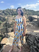 Midi Vücuda Oturan Dokuma Elbise - 11