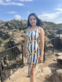 Midi Vücuda Oturan Dokuma Elbise - 1