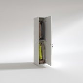 Kenzlife kilitli gardırop öğrenci dolabı tek kapılı günebakan byz 180*35*42 byz gardolap dolap ofis - 2