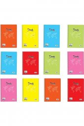 Umut A-4 Dazzle Pastel Spiralli Pp Kapak 120-1 Yaprak Çizgili - 1