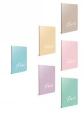 Gıpta 4113 Pastels Tel Dikişli PP Kapak A4 40 YP çizgili Defter - 1