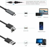 Teslong Rifle Boroskop - 4.5 Inc Ekran, 0.2 Inc Sılah Temizleme Kamerası - 4
