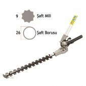 Baco 26mm 9diş Motorlu Tırpan Yüksek Lükstrüm Çit Biçme Aparatı - 1