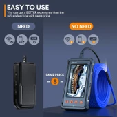 Oiiwak HD Dijital Endüstriyel Endoskop Kamera 5.5mm - 3.5m Kablo - 4