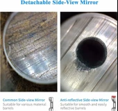 Teslong Rifle Boroskop - 4.5 Inc Ekran, 0.2 Inc Sılah Temizleme Kamerası - 3