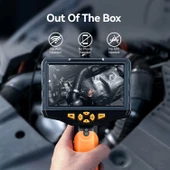 Teslong Üç Lensli Endüstriyel Borescope Muayene Kamerası - 5m Kablo - 3