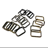 3 cm Kare Metal Halka, Çanta Sapı İçin Kare Halka 5 Adet - 1