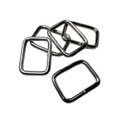 3 cm Kare Metal Halka, Çanta Sapı İçin Kare Halka 5 Adet - 4