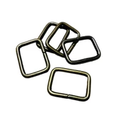 3 cm Kare Metal Halka, Çanta Sapı İçin Kare Halka 5 Adet - 3