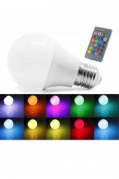 ATC Uzaktan Kumandalı Led Ampül 6500k + RGB 9w Beyaz Işık - 2