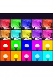 ATC Uzaktan Kumandalı Led Ampül 6500k + RGB 9w Beyaz Işık - 3