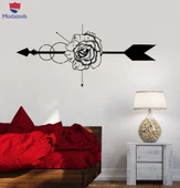 Oturma Odası, Yatak Odası Duvar Sticker Gül Çiçek Dükkanı Ok Sanat Dekorasyon Çıkartmaları Benzersiz Hediyelik thumbnail 1