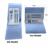 10 Adet Cüzdan İçi Plastik Kartlık  Deri El Aletleri - 2