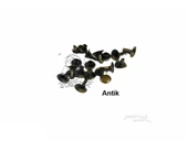 Perçin Rivet 0 no 6mm 50 Takım (Leathercraft, Deri Hobi) - 6