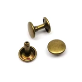 Perçin 33 no 7mm İki Taraf Kafa 50 Adet Deri El Aletleri - 6