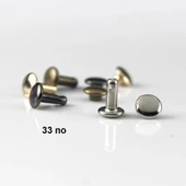 Perçin 33 no 7mm İki Taraf Kafa 50 Adet Deri El Aletleri - 1