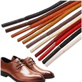 Yuvarlak Mumlu Ayakkabı Bağı 2mm K901 80cm 1 Çift - 2