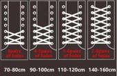 Mumlu Ayakkabı Bağı Yassı K915 120cm 1 Çift - 2