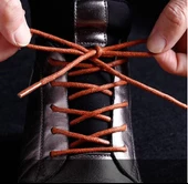 Yuvarlak Mumlu Ayakkabı Bağı 2mm K901 100cm 1 Çift - 7