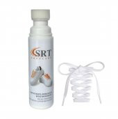 SRTfootcare Spor Beyaz Deri Ve Kumaş Ayakkabı Bakım Boyası 75 Ml 1 Adet + 1 Çift K103 Spor Beyaz Bağcık thumbnail 2