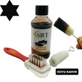 SRTfootcare Süet Nubuk Ayakkabı Bakım Boyası 110 Gr ve 4 Yönlü Temizleme Fırçası - 9