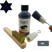 SRTfootcare Süet Nubuk Ayakkabı Bakım Boyası 110 Gr ve Süet Temizleme Tel Fırça - 5