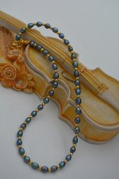 STONEAGE Siyah İnci Kolye Bayan İçin Doğal Taşlı thumbnail 10