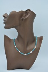 STONEAGE Jade ve İncili Bayan Doğal Taş Kolye thumbnail 2