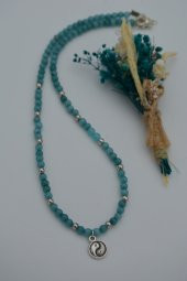 STONEAGE Ceyt Taşlı YinYang Kolye Doğal Taş thumbnail 1