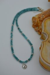 STONEAGE Ceyt Taşlı YinYang Kolye Doğal Taş thumbnail 3