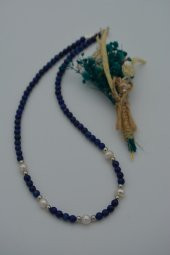 STONEAGE Lapis Lazuli ve İncili Bayan Kolye - 9