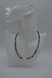 STONEAGE Ceyt ve İnci Taşlı Bayan Doğal Taş Kolye thumbnail 5