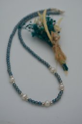 STONEAGE Kristal ve Gerçek İncili Bayan Kolye Doğal Taş thumbnail 8