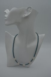 STONEAGE Kristal ve Gerçek İncili Bayan Kolye Doğal Taş thumbnail 9