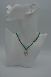 STONEAGE Yeşim Taşlı Hayat Ağacı Sembol Kolye thumbnail 6