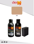 Derby Deri Döşeme Boyası + Sabitleme Cilası + Siyah Sünger - 12