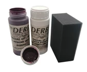 Derby Deri Döşeme Boyası + Sabitleme Cilası + Siyah Sünger - 9