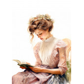 Sayılarla Boyama Tablo Seti (Kitap Okuyan Güzel Kız) thumbnail 6