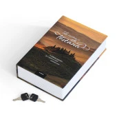 Leuchtturm BOOK SAFE TOSCANA İngilizce, Kitap Şeklinde, Anahtarlı Koleksiyon Saklama Kutusu - 1
