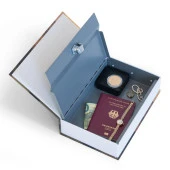 Leuchtturm BOOK SAFE TOSCANA İngilizce, Kitap Şeklinde, Anahtarlı Koleksiyon Saklama Kutusu - 2